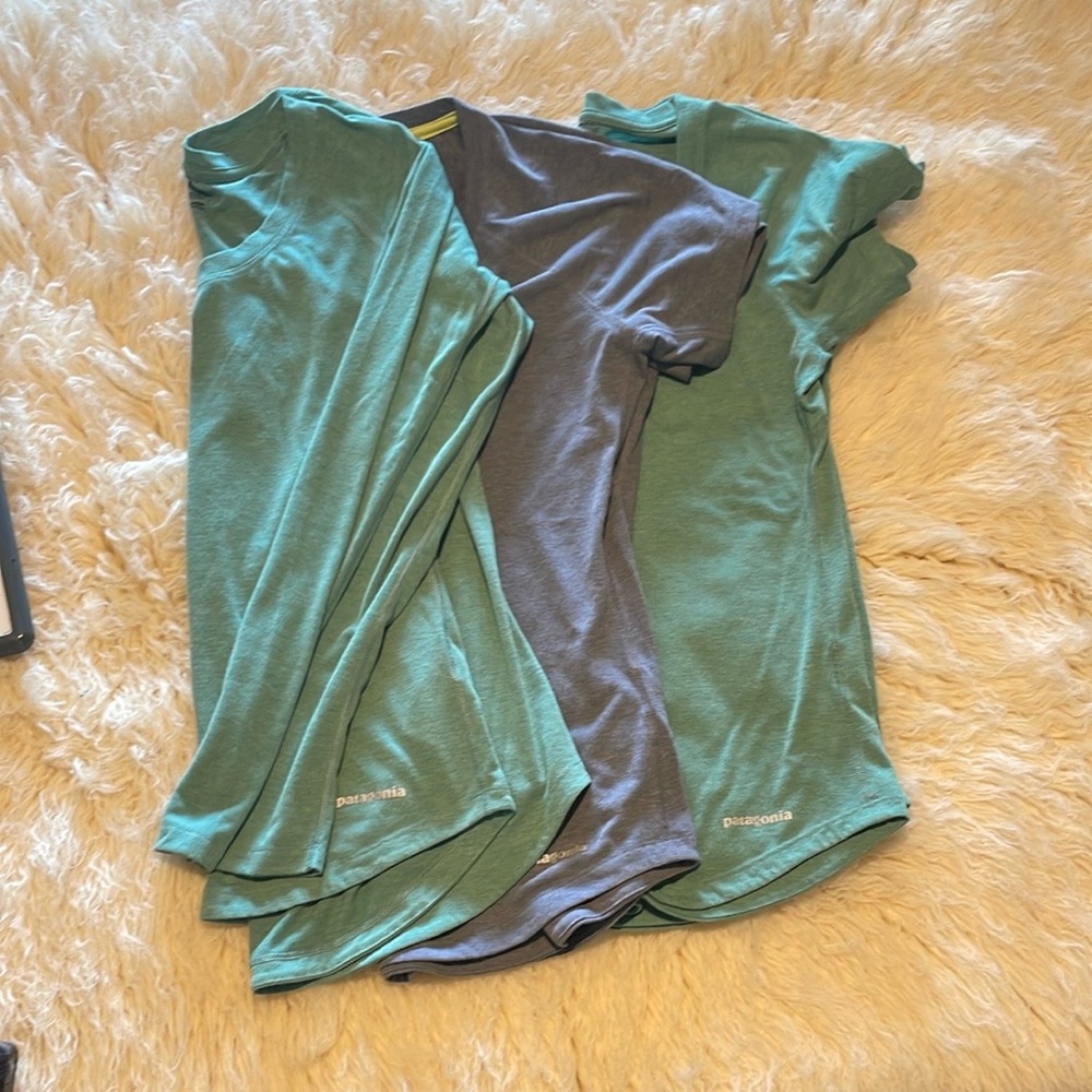 Patagonia Nine Trails shirt bundle, size small